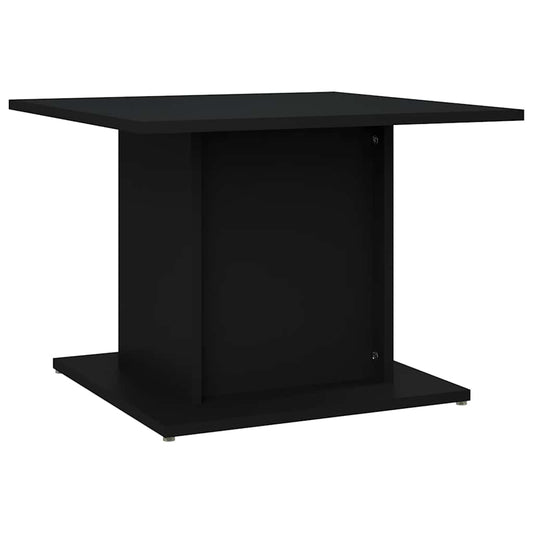 Coffee Table Black 55,5x55,5x40 cm Engineered Wood