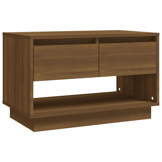 TV Cabinet | Brown Oak | Engineered Wood | TV Cabinet | Rectangular