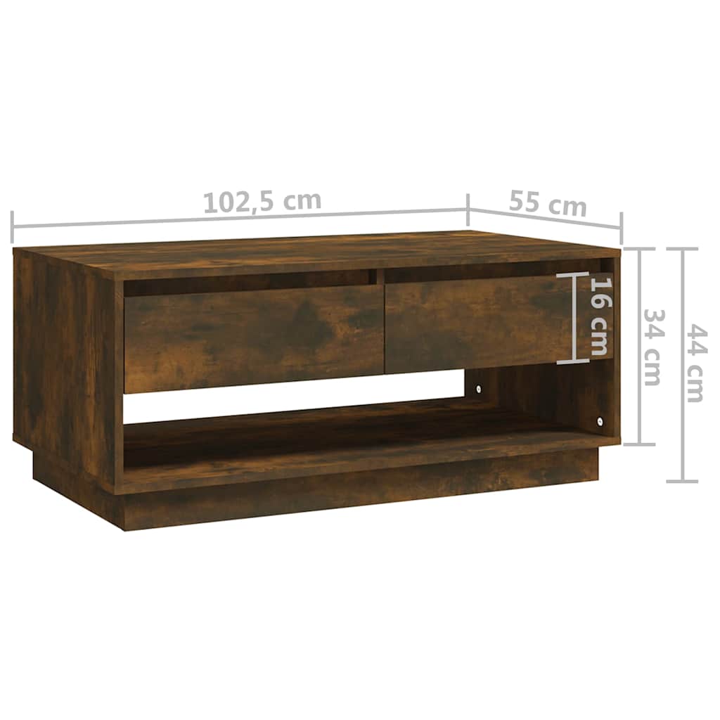 Coffee Table | Smoked Oak | Engineered wood | Medium | Coffee Table