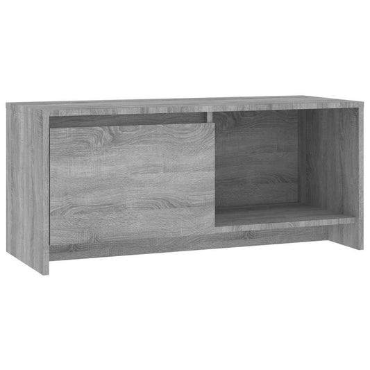 TV Cabinet | Grey Sonoma | Engineered Wood | TV Cabinet | Rectangular