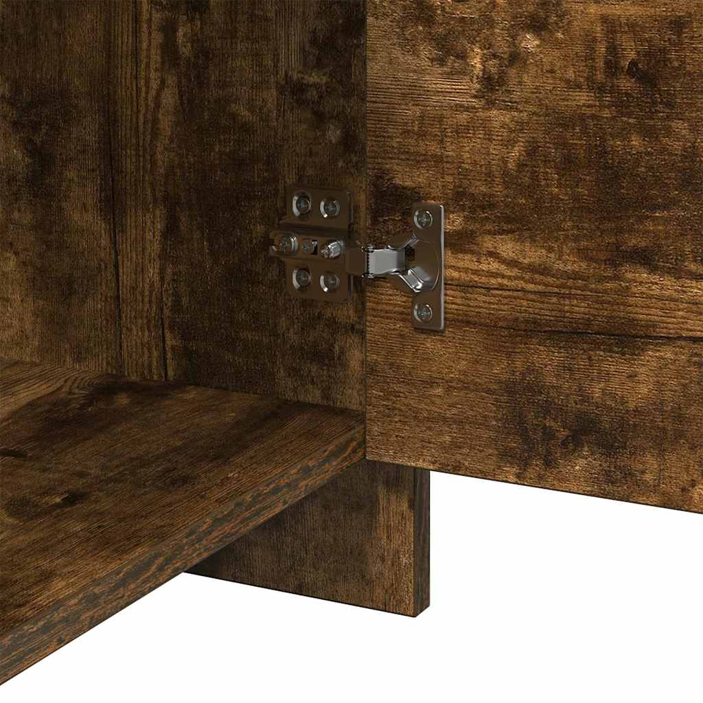 Bedside Cabinet | Smoked oak | Engineered wood | Standard