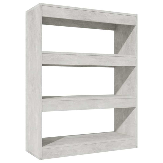 Book Cabinet | Concrete grey | Engineered wood | Medium | Book Cabinet