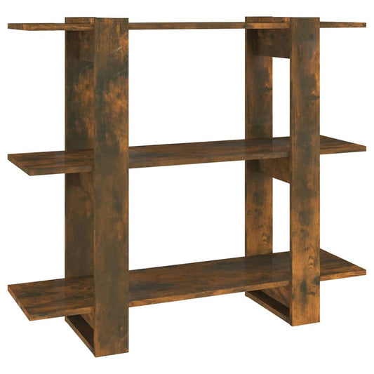 Book Cabinet | Smoked Oak | Engineered wood | 100 cm wide, 87 cm high