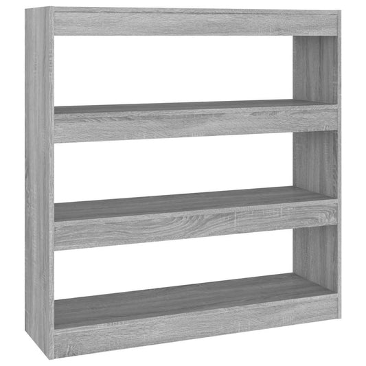 Book Cabinet | Grey Sonoma | Engineered wood | 100x30x103 cm
