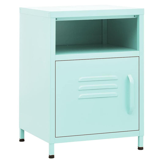 Nightstand | Set of 2 | Mint | Steel | Small | Nightstand | Square