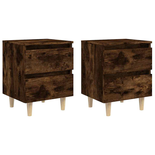 Bed Cabinet | Set of 2 | Smoked oak