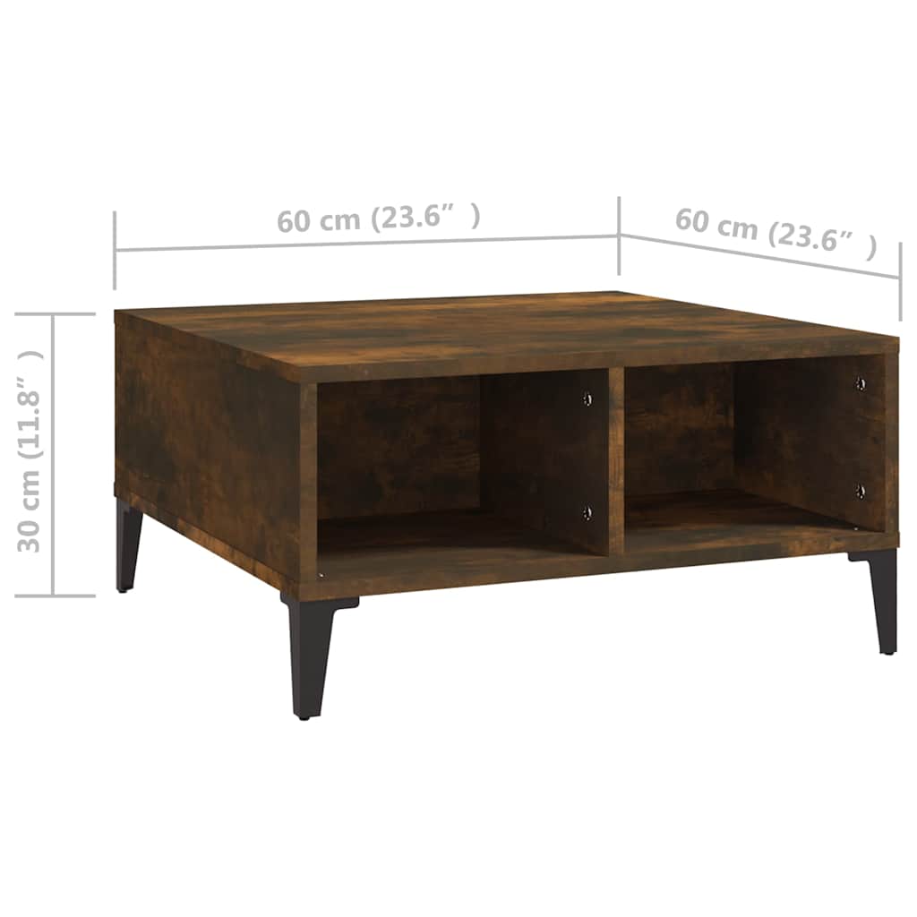 Coffee Table | Smoked Oak | Engineered wood, metal | Medium