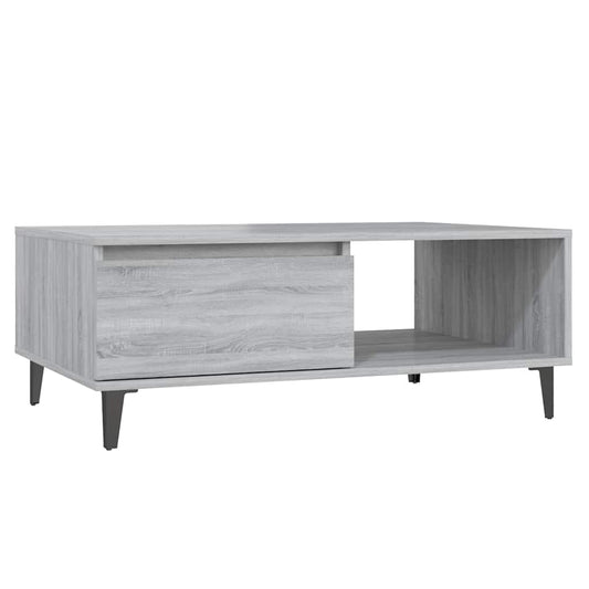 Coffee Table Grey Sonoma 90x60x35 cm Engineered Wood