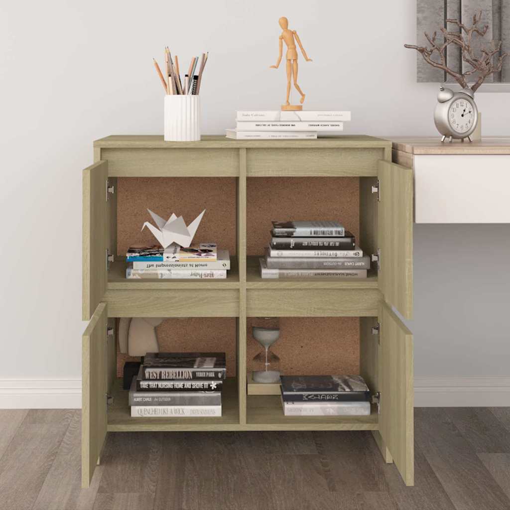 Sideboard | Sonoma oak | Engineered wood | Medium | Sideboard