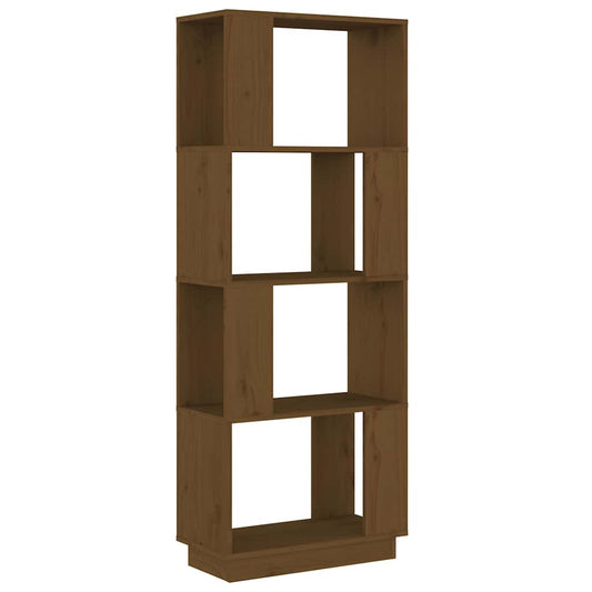 Book Cabinet | Honey Brown | Solid Pine Wood | Medium | Book Cabinet