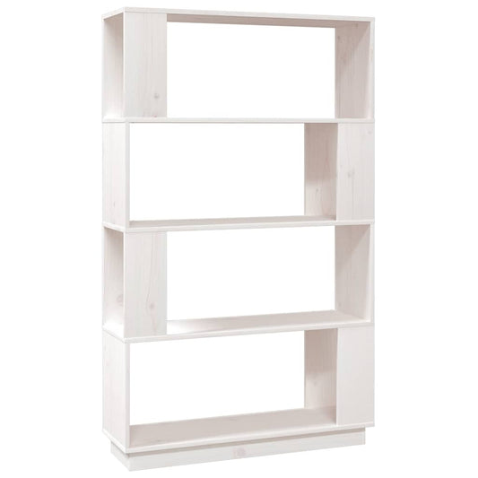 Book Cabinet | White | Solid Pine Wood | Medium | Book Cabinet