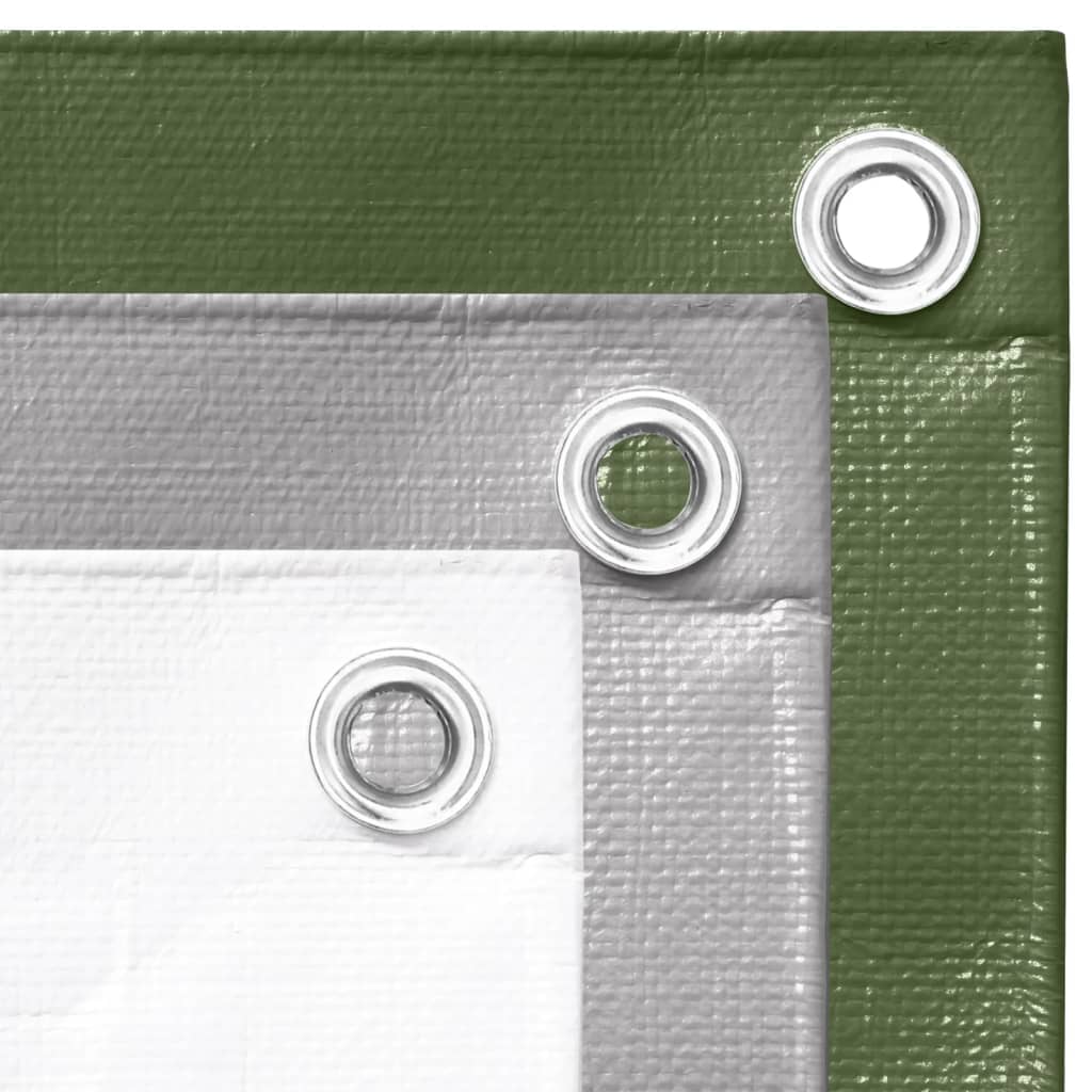 Tarpaulin 260 g/m² 6x12 m White HDPE