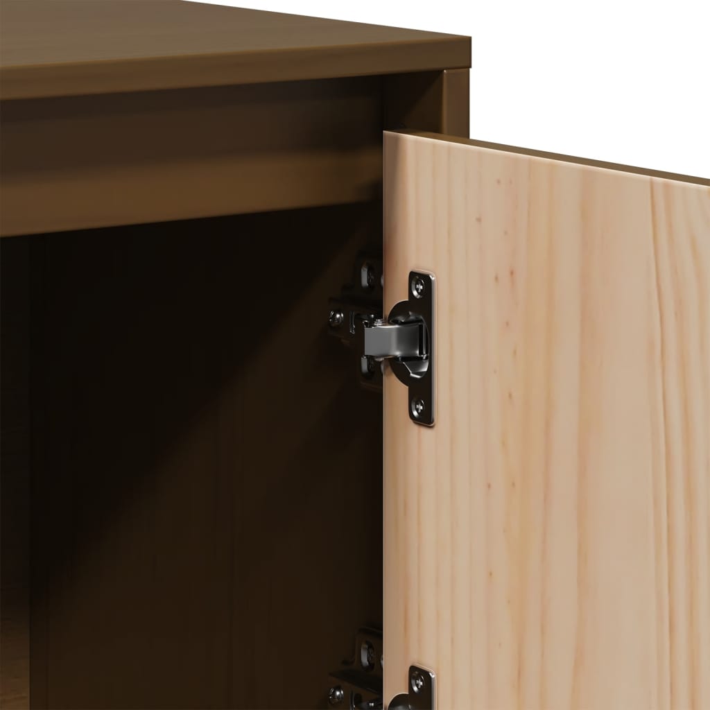Highboard | Honey brown | Solid pine wood | Medium | Highboard