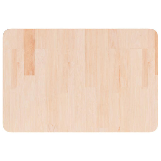Bathroom Countertop 60x40x2.5 cm Untreated Solid Wood