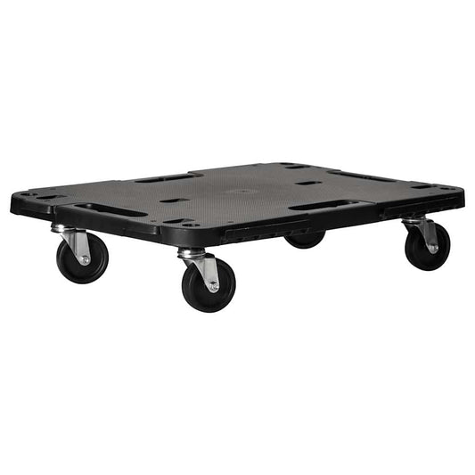 151831 vidaXL Transport Trolley Black 58x38x12 cm PP