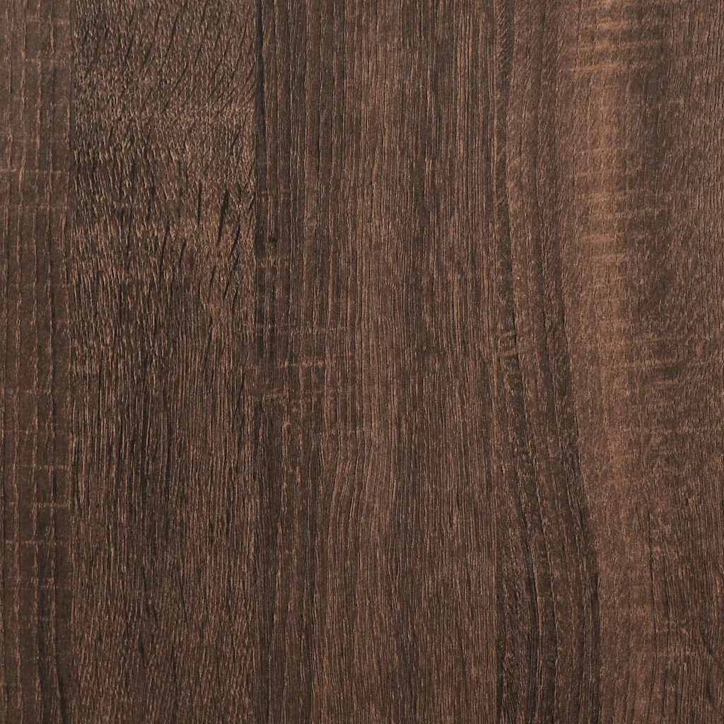 815215 vidaXL Wardrobe Brown Oak 100x32,5x35 cm Engineered Wood