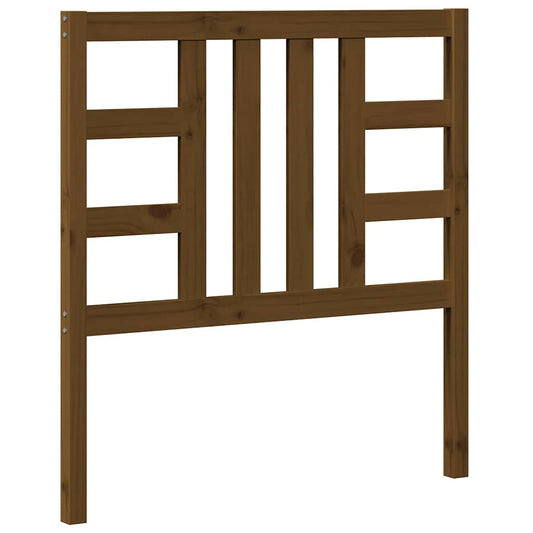 Bed Headboard Honey Brown 96x4x100 cm Solid Wood Pine