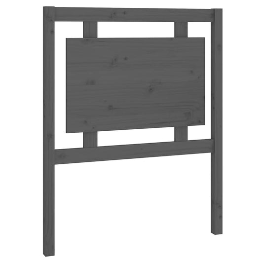 Bed Headboard | Grey | Solid Pine Wood | Standard | Durable