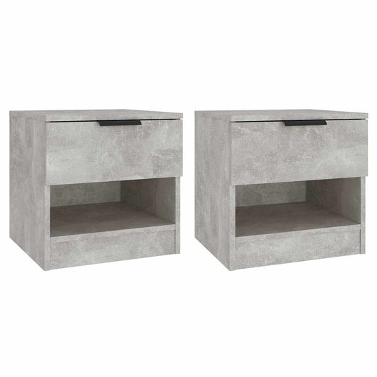 Bedside cabinets 2 pcs 40 x 39 x 40 cm Engineered Wood