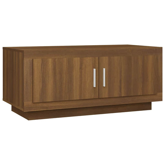 Coffee Table | Brown Oak | Engineered Wood | Medium | Coffee Table