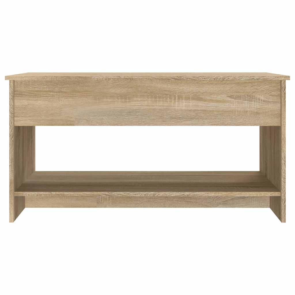 809650 vidaXL Coffee Table Sonoma Oak 102x50x52,5 cm Engineered Wood
