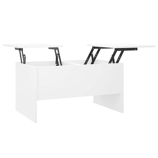 Coffee Table | White | Engineered wood | Medium | Height-Adjustable
