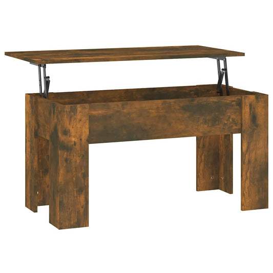 Coffee Table | Smoked Oak | Engineered Wood | 101 cm x 49 cm x 52 cm