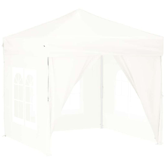Party Tent | White | 210D Oxford fabric | 2x2 m | Foldable