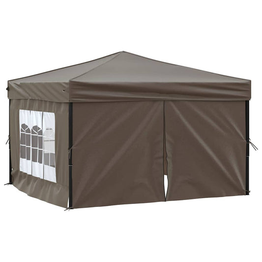 Party Tent | Taupe | 210D oxford fabric with silver coating | 3x3 metres