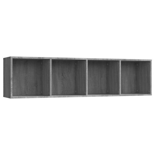 Book Cabinet/TV Cabinet Grey Sonoma 143x30x36cm Engineered Wood