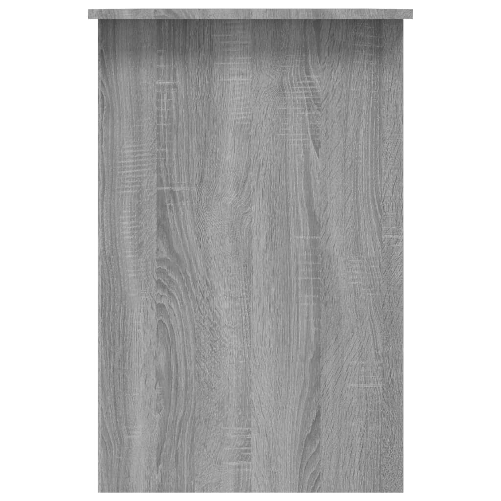 Desk Grey Sonoma 100x50x76 cm Engineered Wood