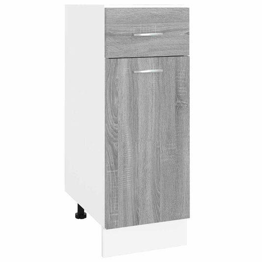 Drawer Bottom Cabinet Lyon Grey Sonoma 30x46x81.5 cm Engineered Wood