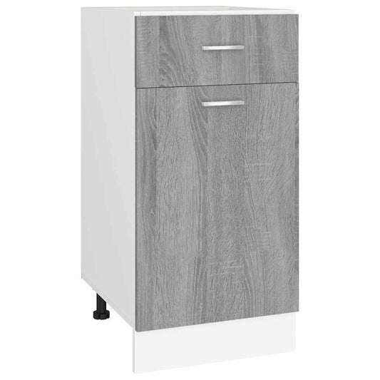 Drawer Bottom Cabinet "Lyon" Grey Sonoma 40x46x81,5 cm Engineered Wood