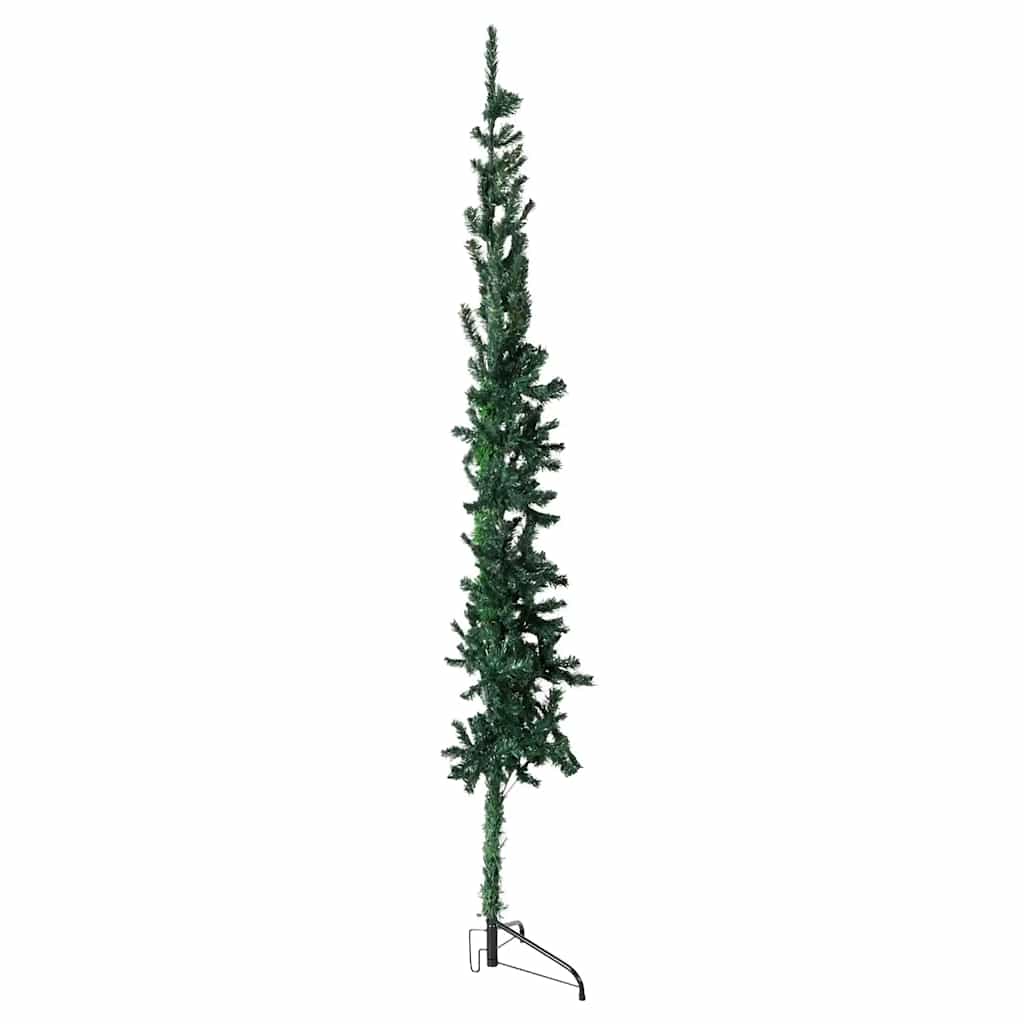 Artificial Half Christmas Tree Green PVC 82.7 in