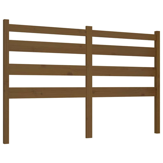 818438 vidaXL Bed Headboard Honey Brown 186x4x100 cm Solid Wood Pine