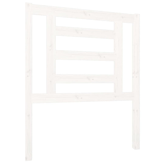 Headboard | White | Solid pine wood | 100 cm Height, 81 cm Width