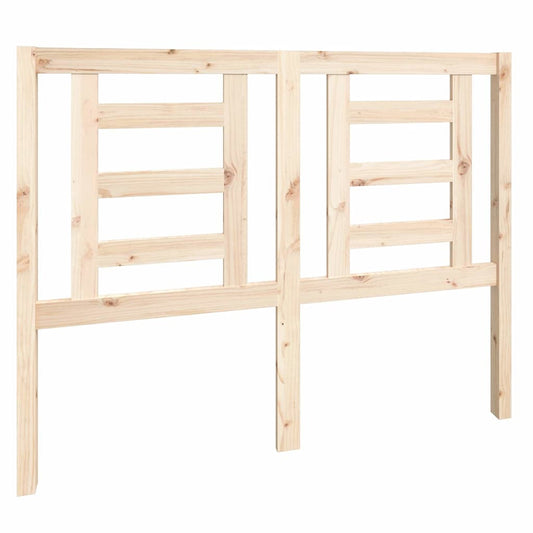 Bed Headboard 126x4x100 cm Solid Wood Pine