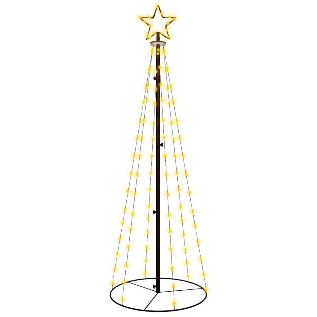 Christmas Cone Tree Warm white Powder-coated steel, copper, PVC