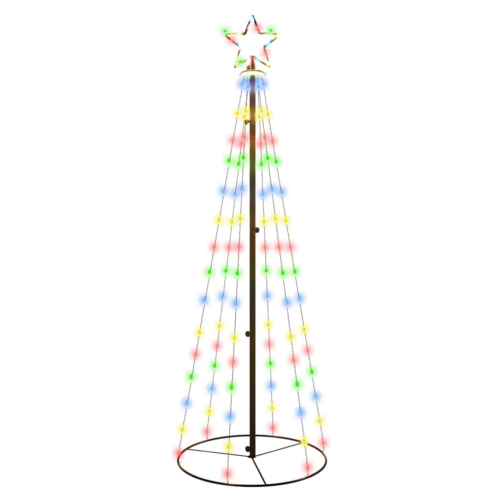 Christmas Cone Tree Multicolor Powder-coated steel, Copper, PVC