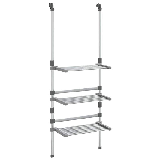 3-Tier Hanging Laundry Drying Rack Aluminium