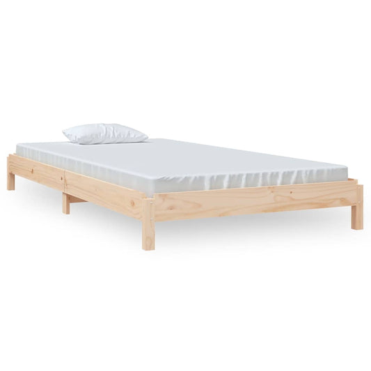 Stack Bed | Pine | Solid pine wood | Single | Stackable | Stack Bed