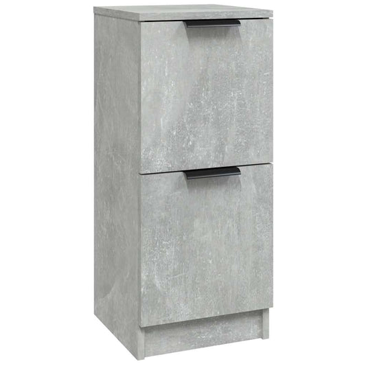 Sideboard Concrete Grey 30x30x70 cm Engineered Wood