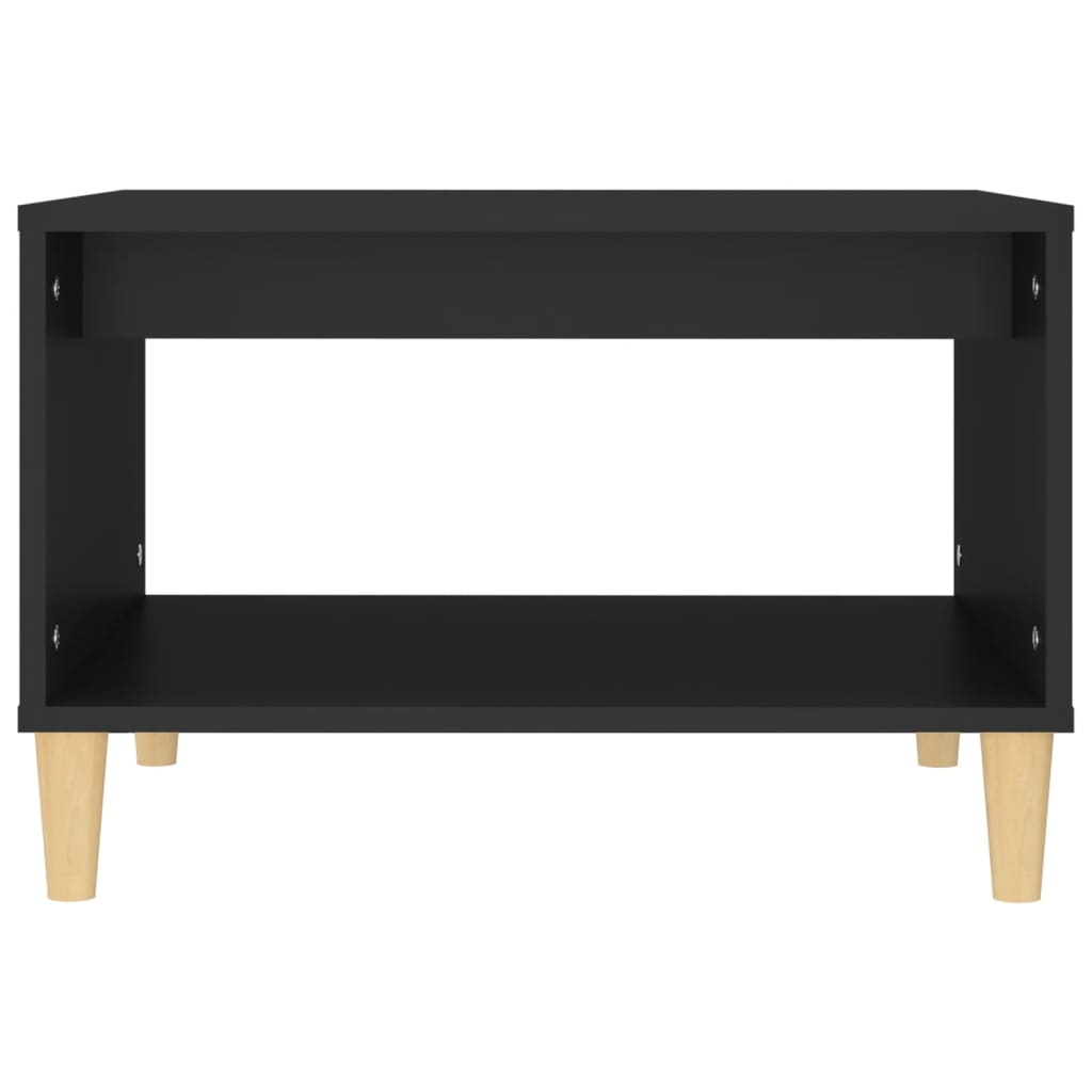 Coffee Table Black 60x50x40 cm Engineered Wood