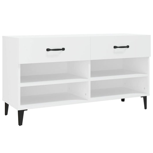 Shoe Cabinet | White | Engineered wood | Medium | Shoe Storage Cabinet