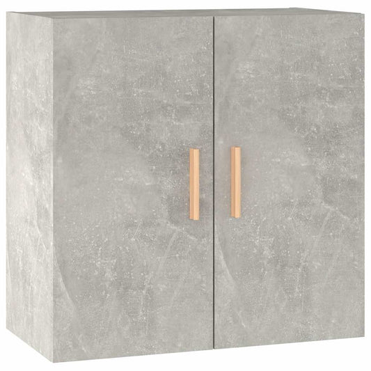 Wall Cabinet | Concrete Grey | Engineered Wood | 60x30x60 cm
