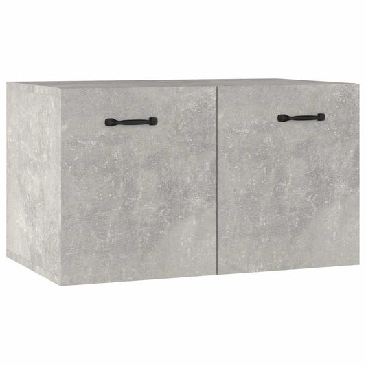 Wall Cabinet Concrete Grey 60x36,5x35 cm Engineered Wood