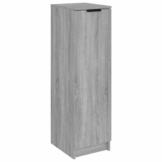 Shoe Cabinet Grey Sonoma 30x35x100 cm Engineered Wood