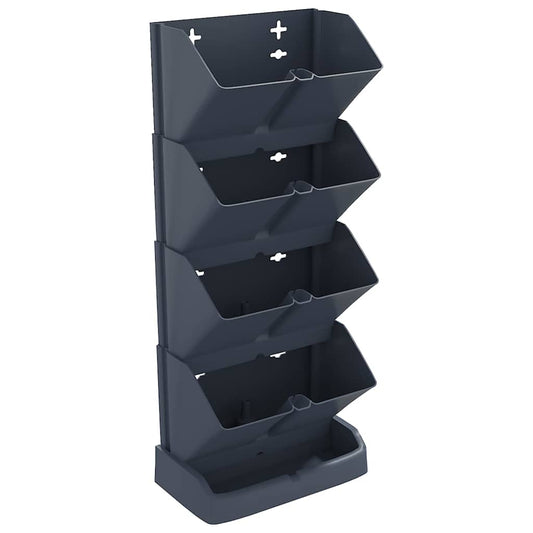 Garden Plant Set | Anthracite | Polypropylene | Small
