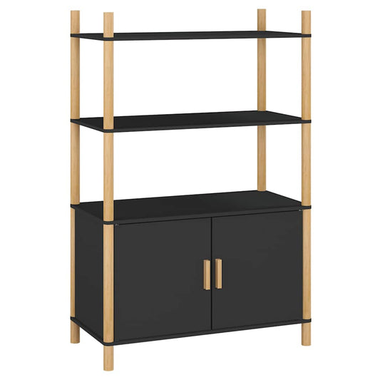 Highboard Black 80x40x121 cm Engineered Wood