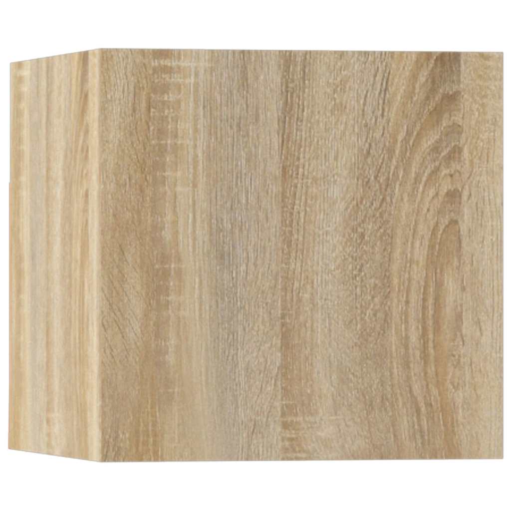 5 Piece TV Cabinet Set Sonoma Oak Engineered Wood